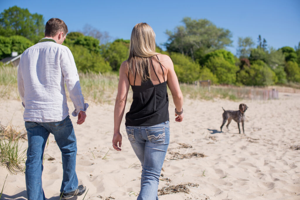 northern michigan engagement photos leeland michigan