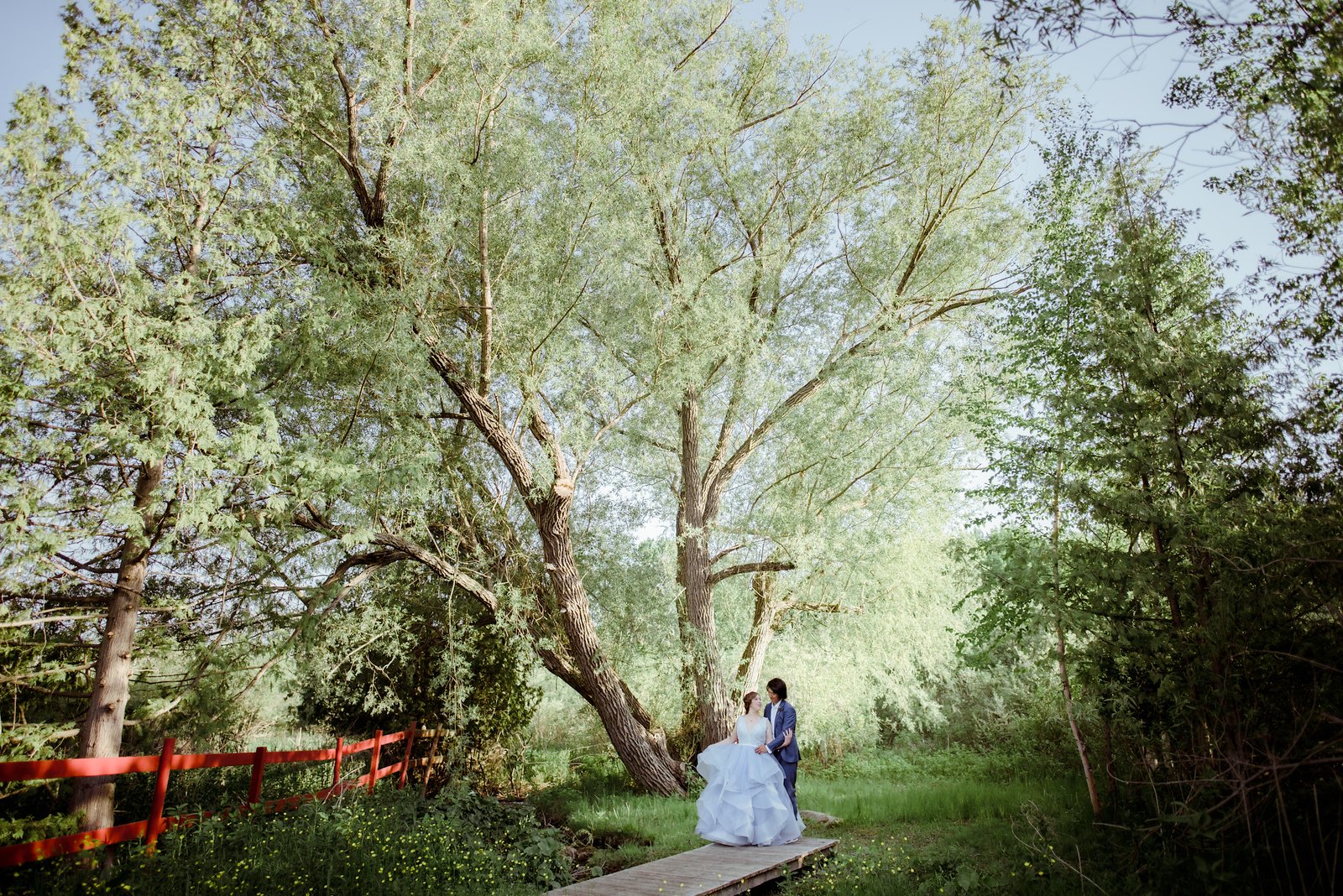 bride and groom dancing at barn wedding in traverse city michigan