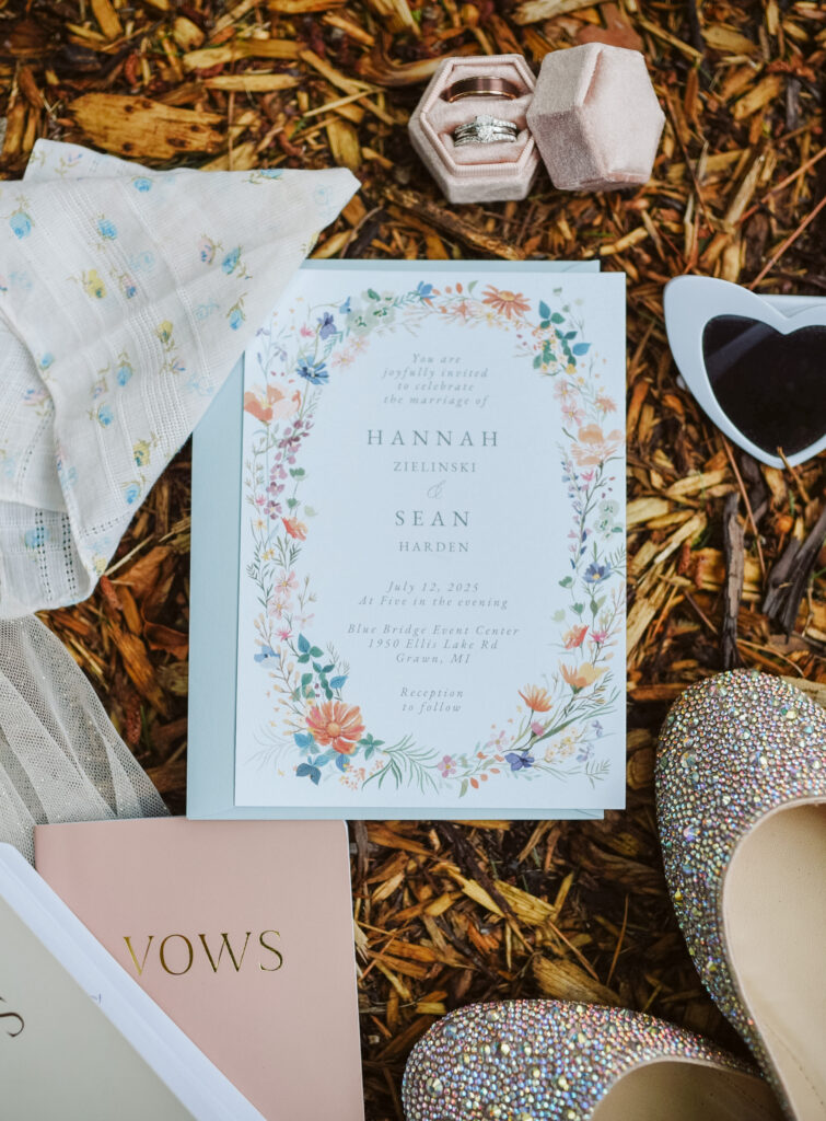 invitation at blue bridge event center in grawn michigan traverse city 