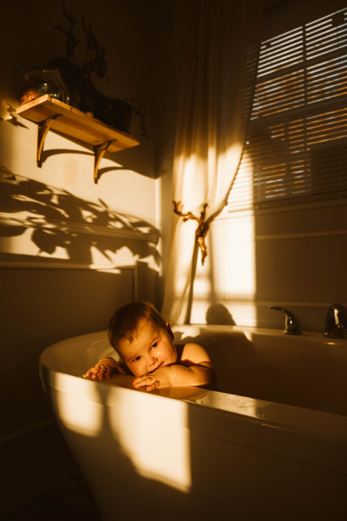 fine art image of baby by lina lavonne photography a traverse city photographer