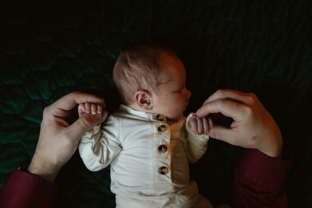 baby sleeping newborn photos traverse city photographer