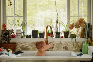 fine art image of baby by lina lavonne photography a traverse city photographer