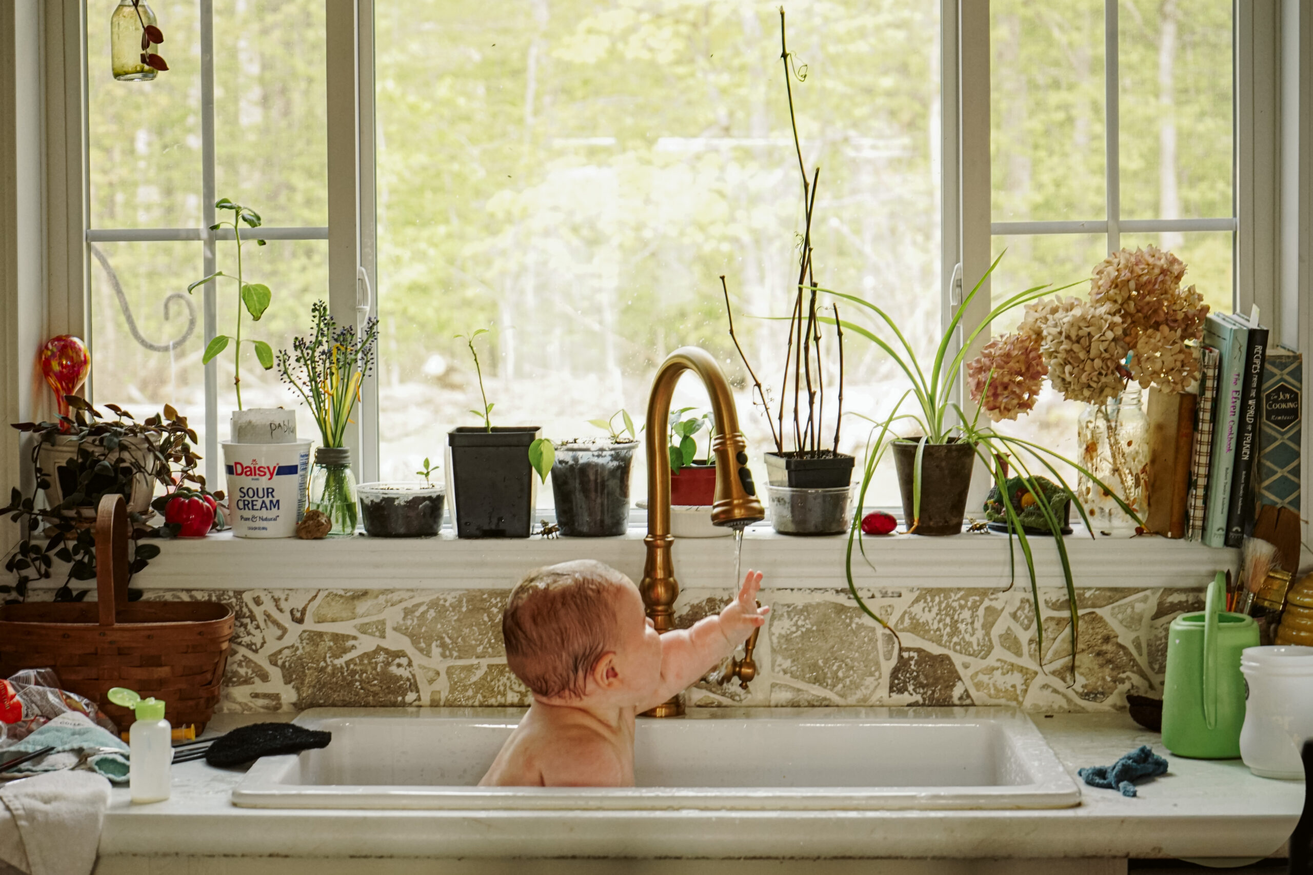 fine art image of baby by lina lavonne photography a traverse city photographer