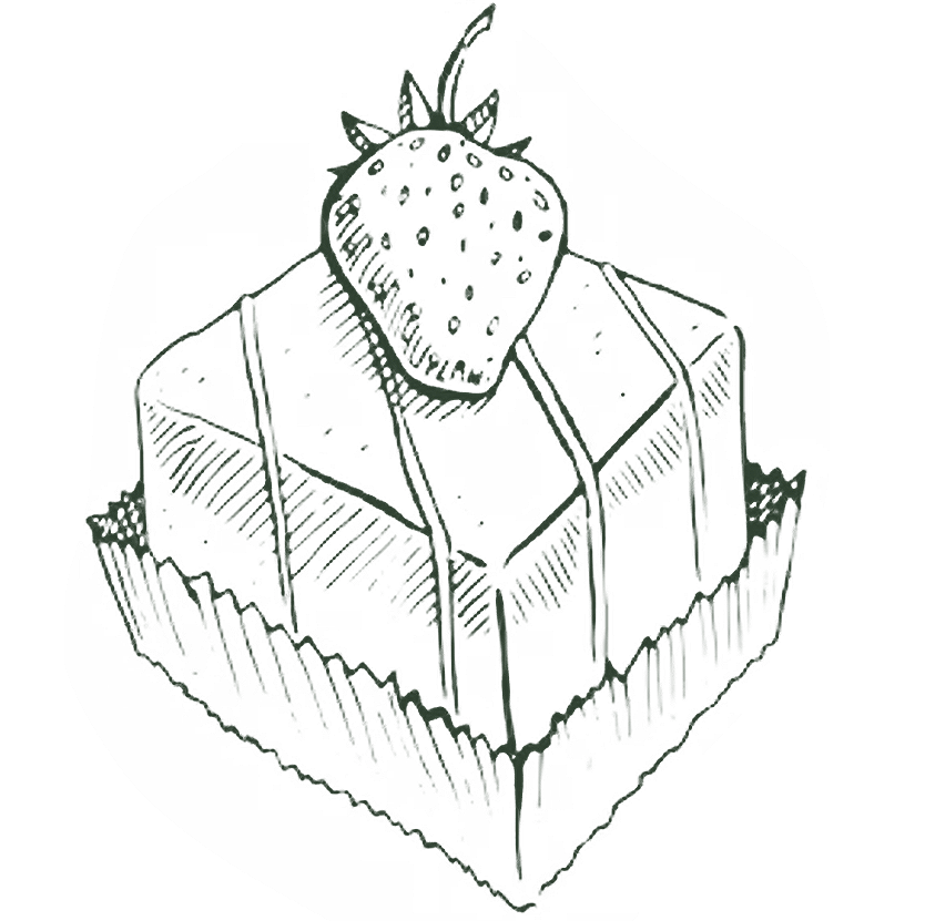 cake icon for lina lavonne photography traverse city wedding photographer