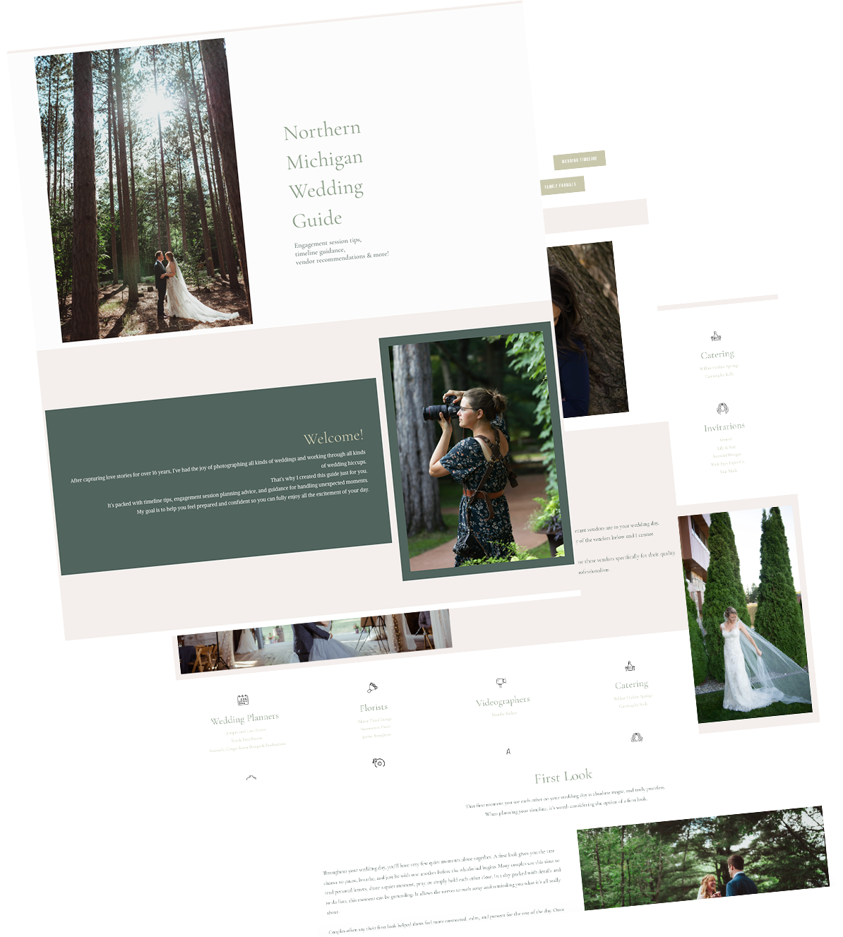 northern michigan photographer and videographer wedding guide traverse city