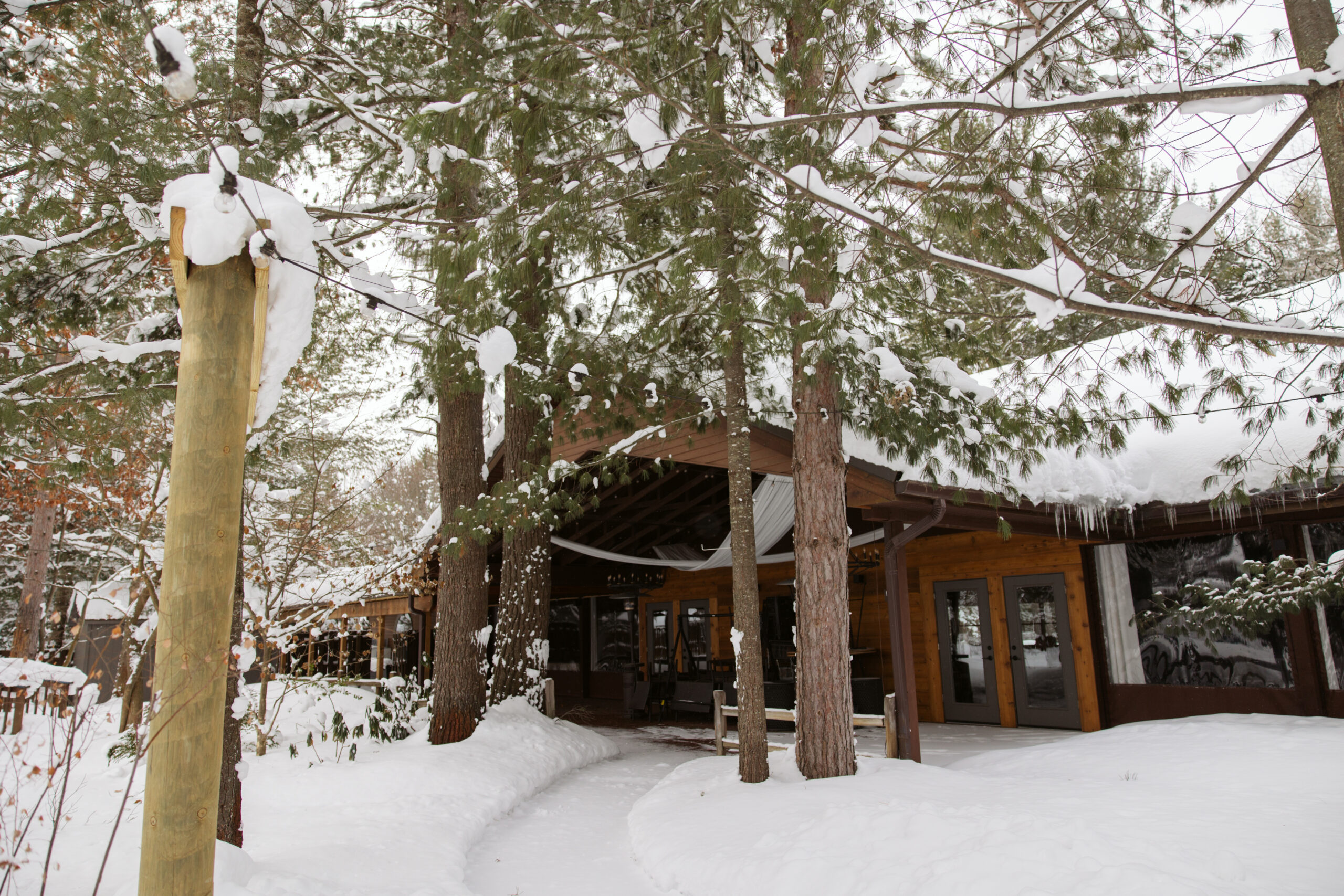 blue bridge event center wedding venue in grawn michigan. photo by traverse city wedding photographer