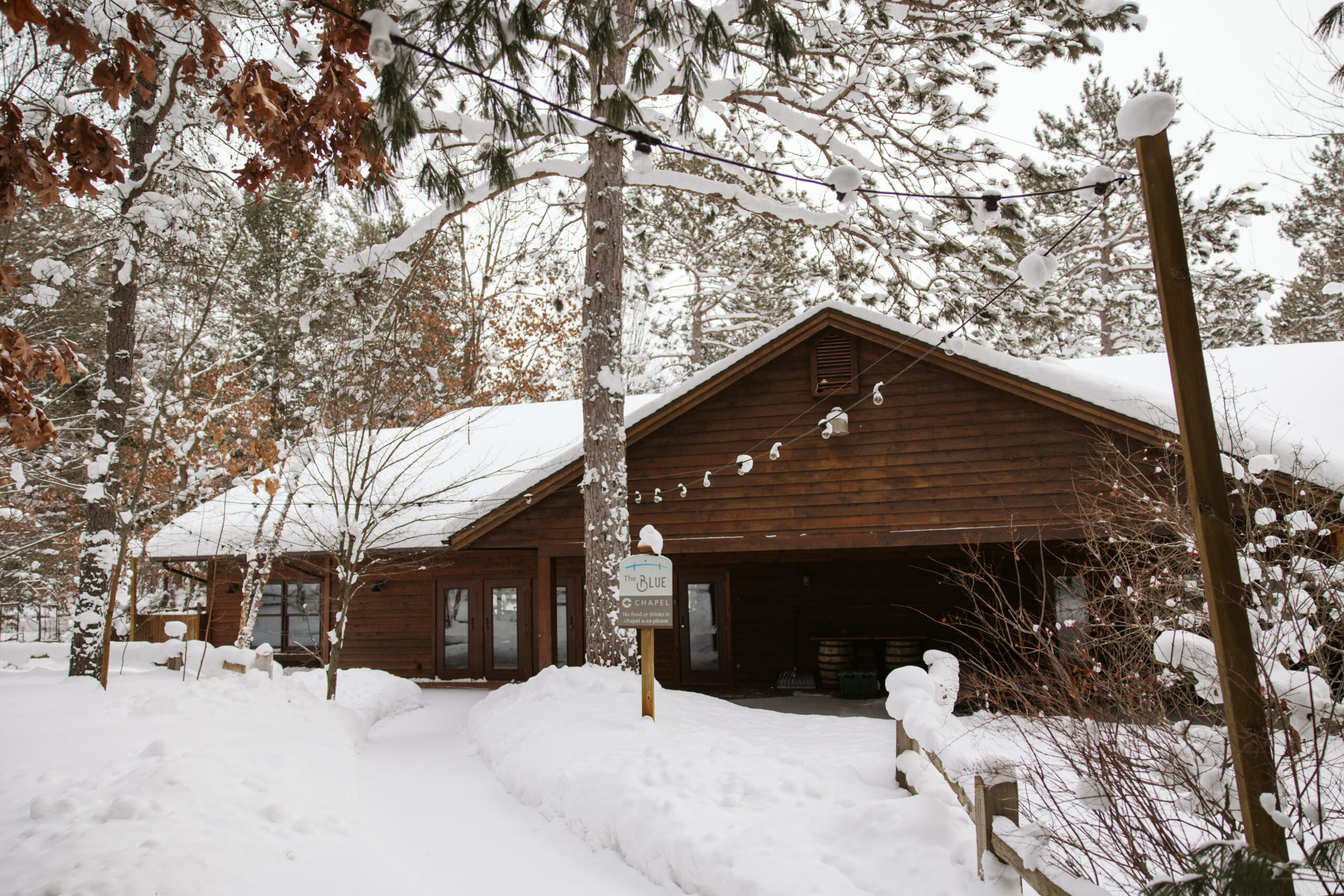 blue bridge event center wedding venue in grawn michigan. photo by traverse city wedding photographer