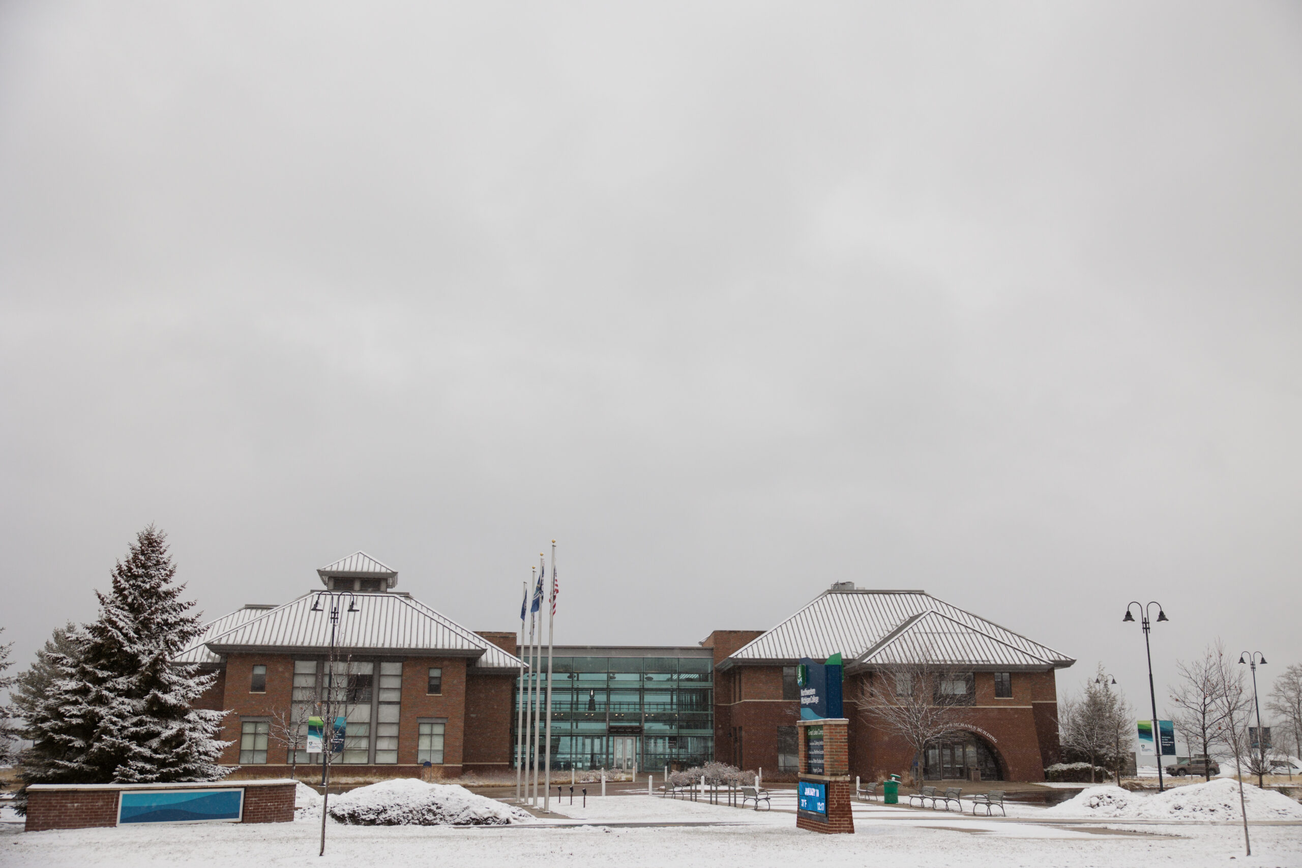 Hagerty Center wedding venue in traverse city michigan. photo by traverse city wedding photographer