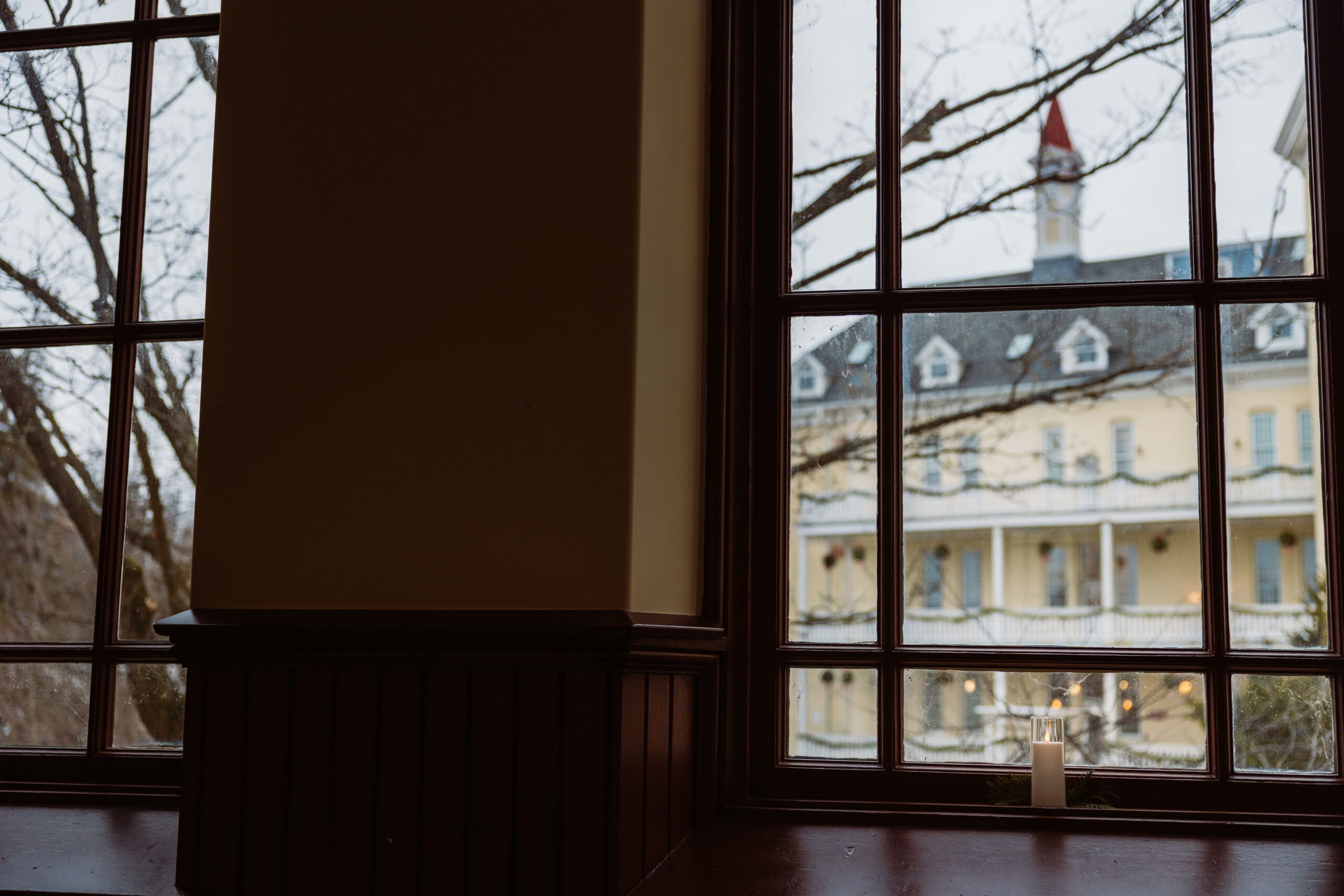 Kirkbride Hall wedding venue in the village in grand traverse commons in traverse city michigan. photo by traverse city wedding photographer