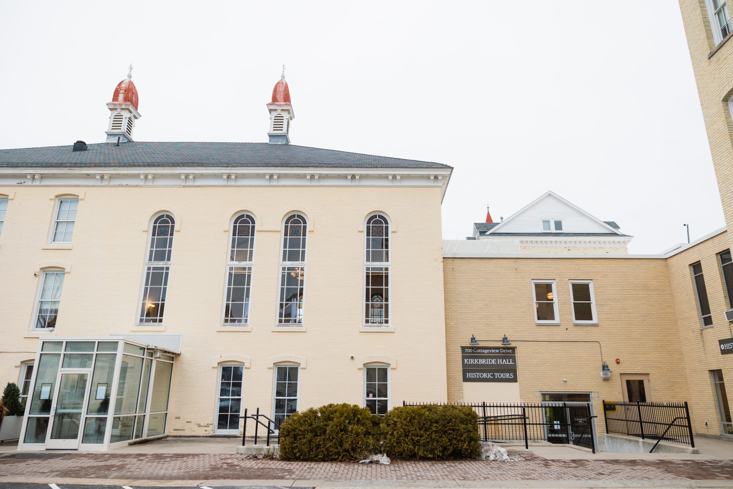 Kirkbride Hall wedding venue in the village in grand traverse commons in traverse city michigan. photo by traverse city wedding photographer