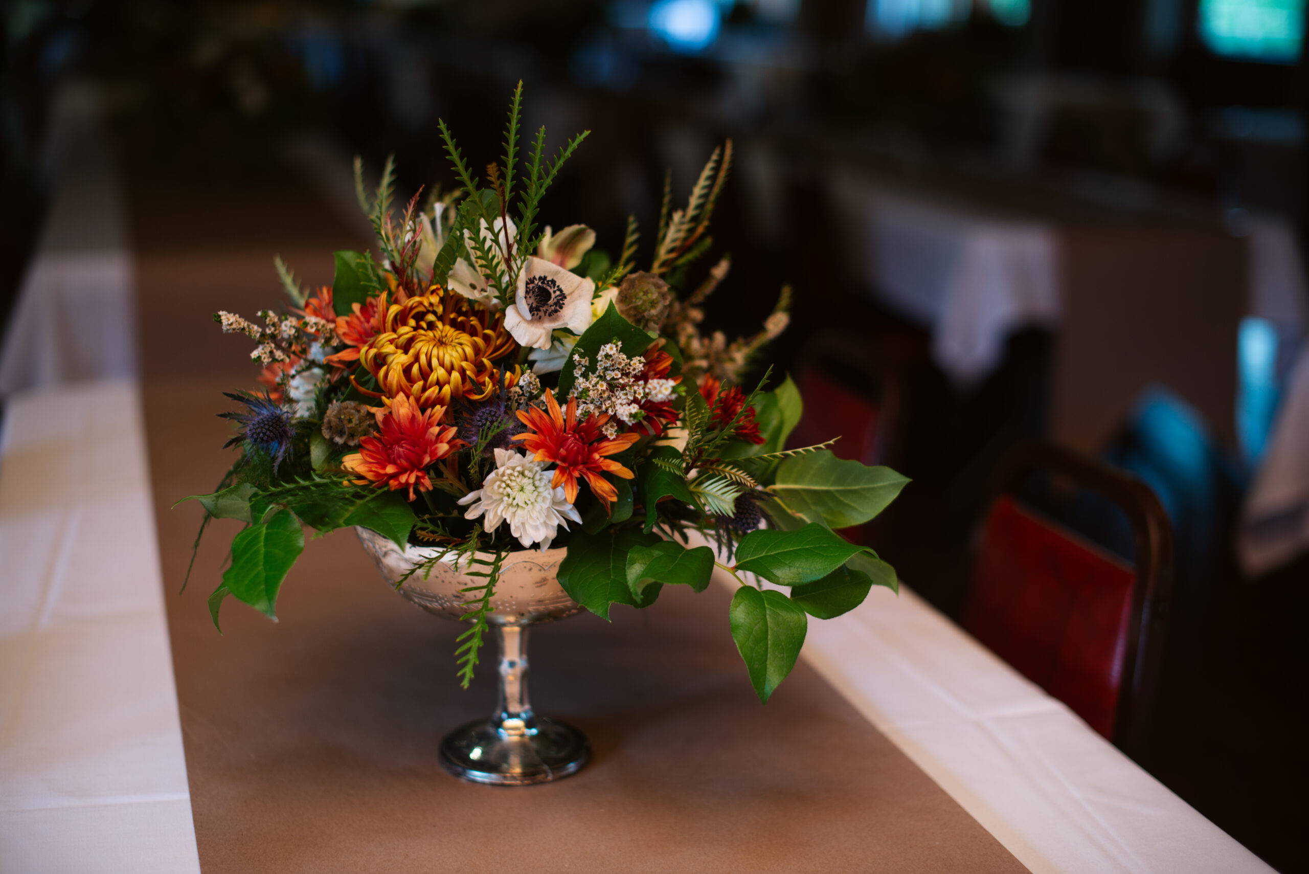 reception during wedding at twin lakes campground in traverse city