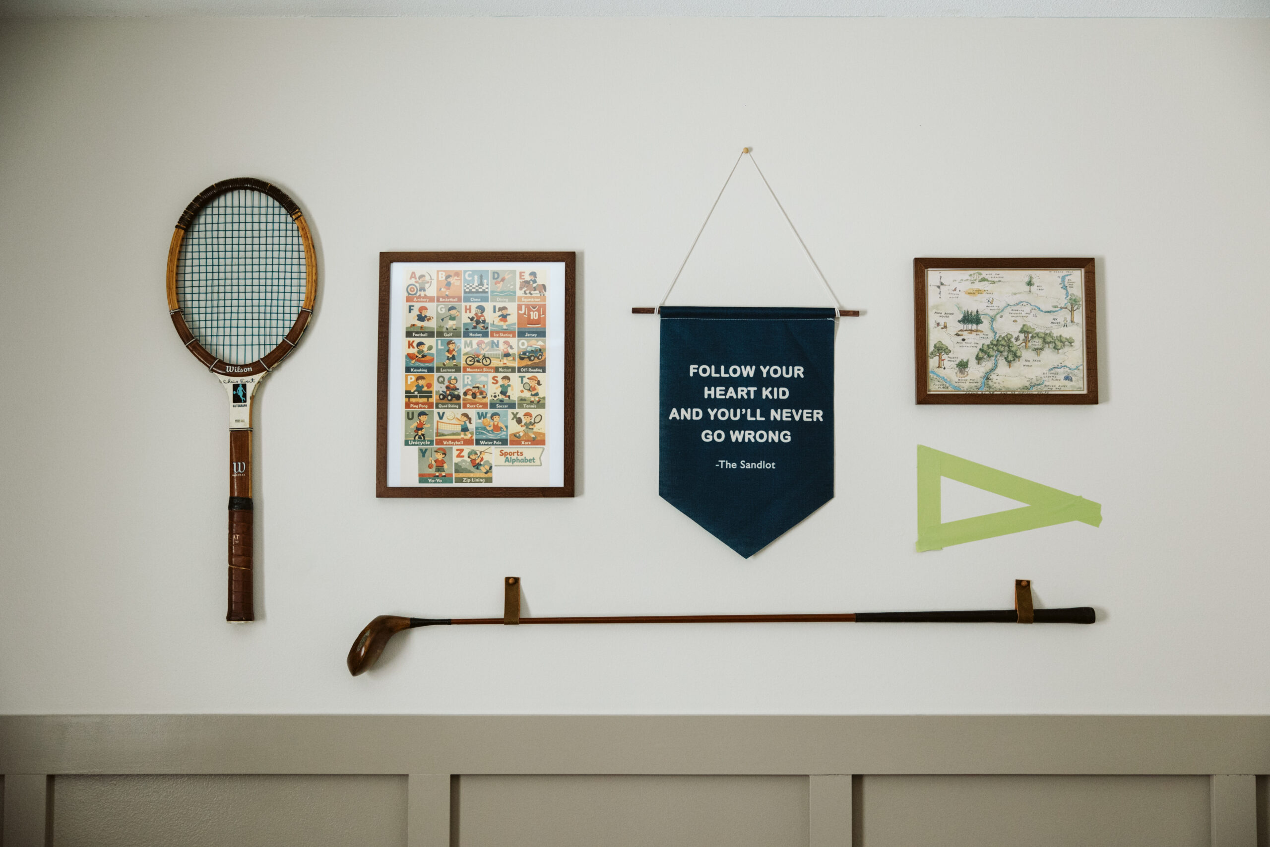 wall decor of baby's nursery durning home maternity photos in traverse city michigan